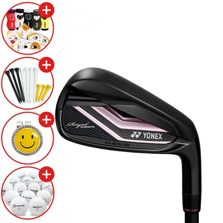 증정A [세양스포츠정품] 2024 요넥스 로얄 이존 06 고반발 7개 아이언세트 여성용 GF