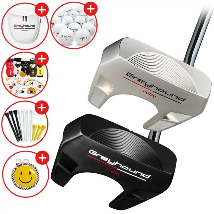 증정A [예스골프정품] 25년 THE ALL NEW 그레이하운드 6 (GREYHOUND VI) 루비 RUBY 퍼터 GF