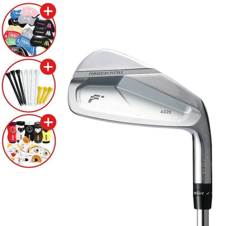 증정 [피츠원골프정품] 피타스 A320 단조 남성용 7개 아이언세트(#4-P) NS PRO 950 샤프트 GF