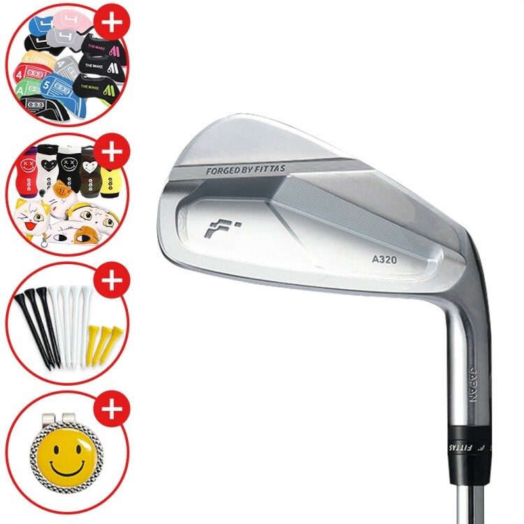 증정A [피츠원골프정품] 피타스 A320 단조 남성용 7개 아이언세트(#4-P) MODUS 105 S 샤프트 GF