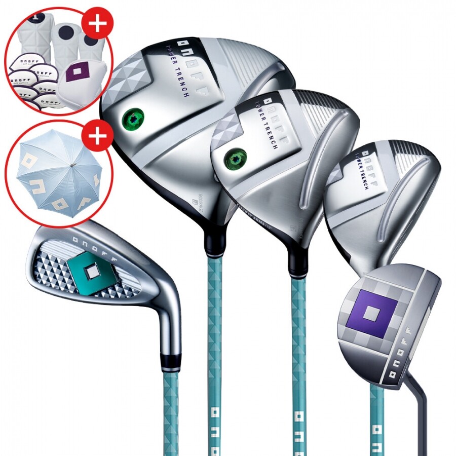 [우산 증정][마스터스정품] 다이와 온오프 LP-425 여성 조합 풀세트 L강도 그린(11PCS) (D+FW+UT+7I+PUTTER) GF