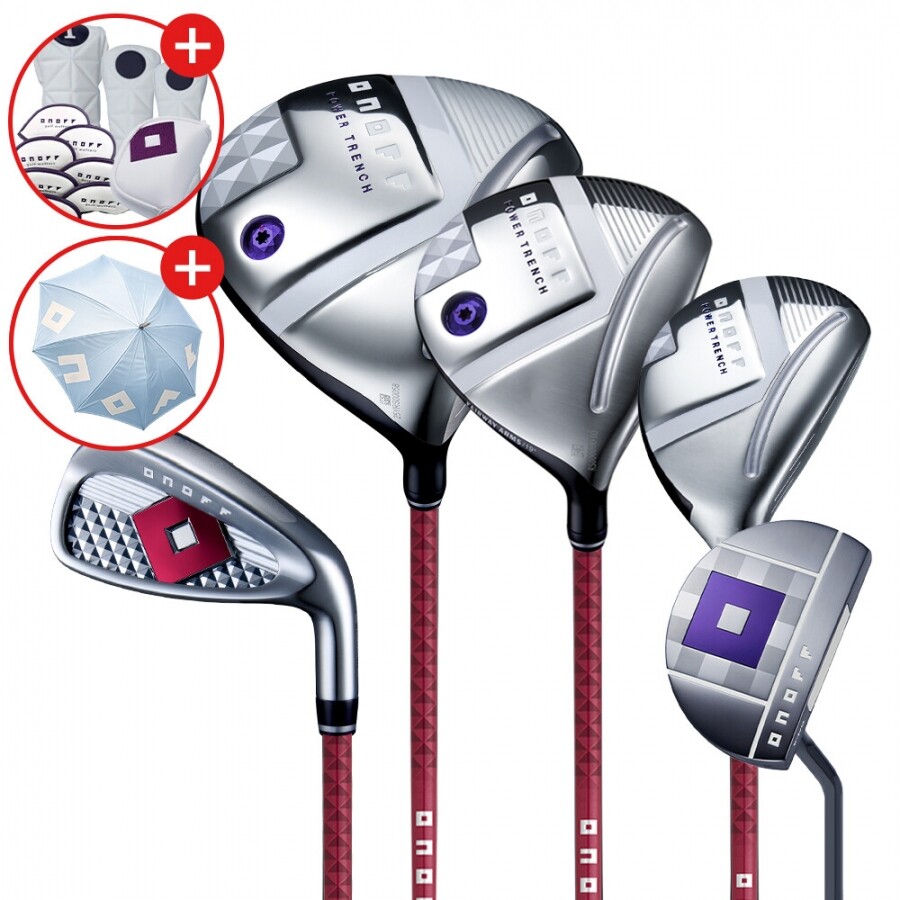 [우산 증정][마스터스정품] 다이와 온오프 LP-425 여성 조합 풀세트 핑크 L강도(11PCS)(D+FW+UT+7I+PUTTER) GF