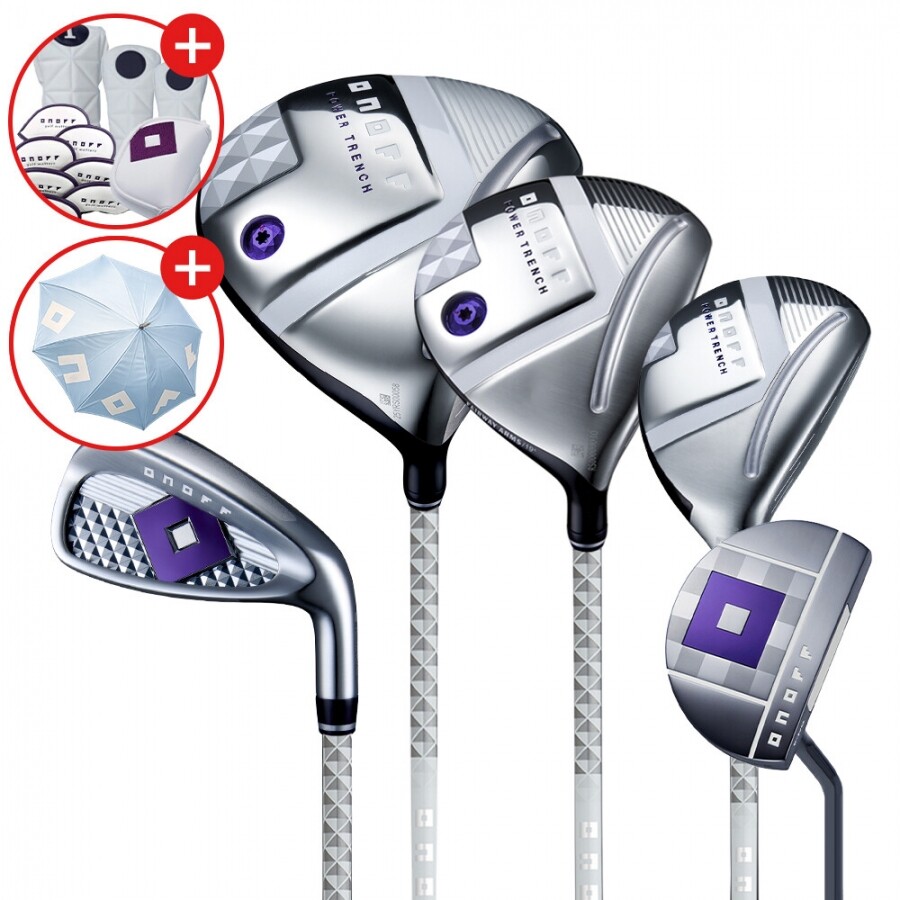 [우산 증정][마스터스정품] 다이와 온오프 LP-425 여성 조합 풀세트 화이트 L강도(11PCS)(D+FW+UT+7I+PUTTER) GF