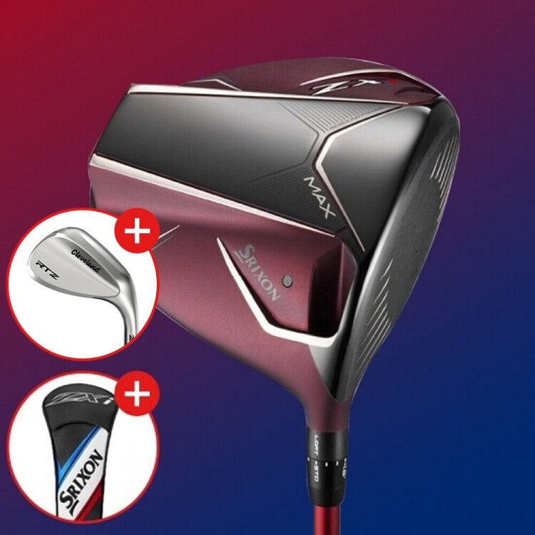 [던롭스포츠코리아정품] 스릭슨 ZXI MAX 컬러커스텀 레드 남성 드라이버 GF