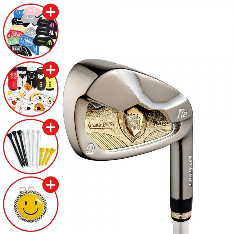 증정A [케이디엑스골프 정품] 도깨비 TI-21 여성용 아이언세트 8I(5~P,A,S) GF