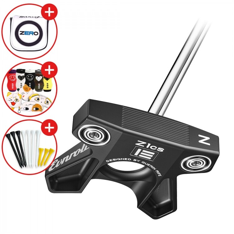 증정 [이븐롤정품] EVNROLL 이븐롤 제로퍼터 Z1 Black CS GF