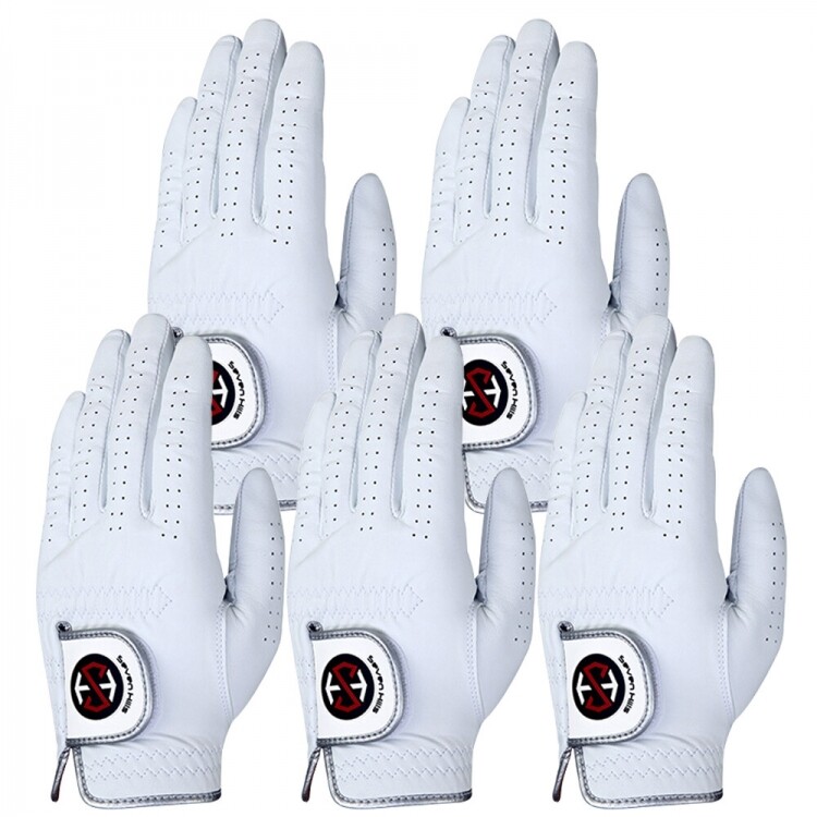 세븐힐스 카브레타 천연 양피 왼손 남성용 장갑 5장 세트 GF