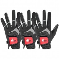 [옐로우바나나] 스파이더 블랙 실리콘 골프장갑 남성용 3장세트 GF