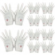 [폴리브파크골프정품] 메이플 파크골프장갑 여성용 화이트 10장 세트 GF