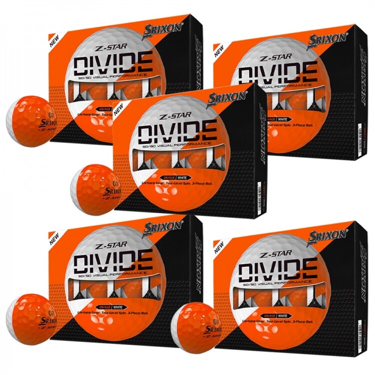 [던롭스포츠코리아정품] 스릭슨 제트스타 Z-STAR 9 디바이드 골프공 5더즌세트 GF