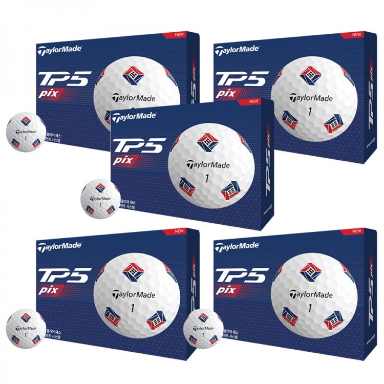 [테일러메이드정품] TP5볼 KOREA 디자인 5더즌세트 GF