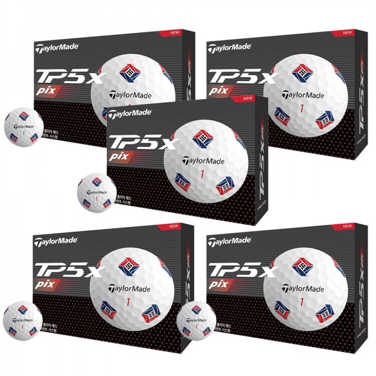 [테일러메이드정품] TP5X 볼 KOREA 디자인 5더즌세트 GF