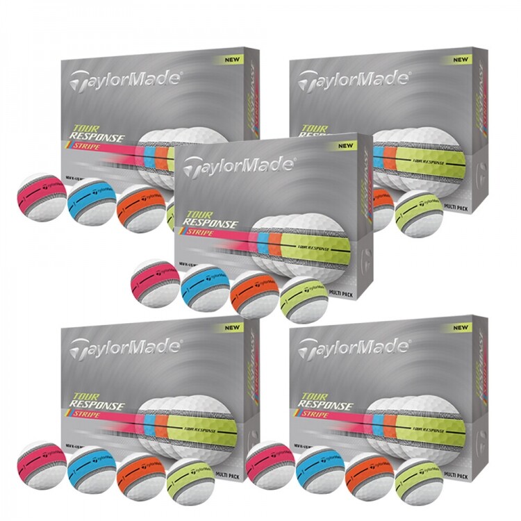 [테일러메이드정품] 25년 투어 리스폰스 TOUR RESPONSE 골프공 12구 3피스 5더즌세트 GF