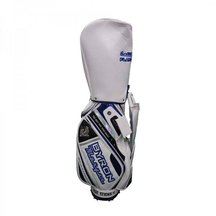 바이런모건 캐디백 화이트/블루(WHITE/BLUE) GF