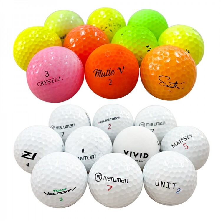 [타이틀리스트/세인트나인 외] 중고 인기 로스트볼 (A~B급) 브랜드혼합 B+급 [50알]_GF