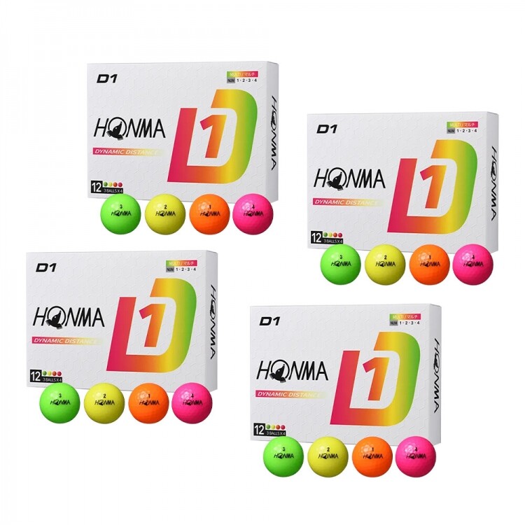 (혼마골프 정품) 혼마 D1 골프공 2피스 4더즌 세트 GF