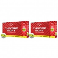 [캘러웨이정품] 크롬소프트 360 스트라이프 옐로우 골프공 (12구 3피스) 2더즌세트 GF