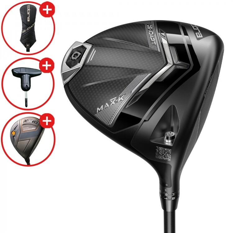 (우드증정) 푸마코리아정품 코브라 25년 다크스피드 어댑트 맥스-K DS-ADAPT MAX-K 9도 S강도 드라이버 GF