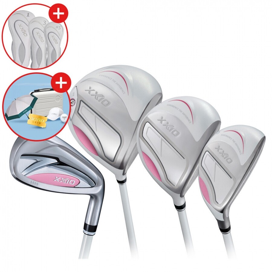 [던롭스포츠 코리아] 젝시오14 여성용 화이트 풀세트 (D+W+U+IR) GF