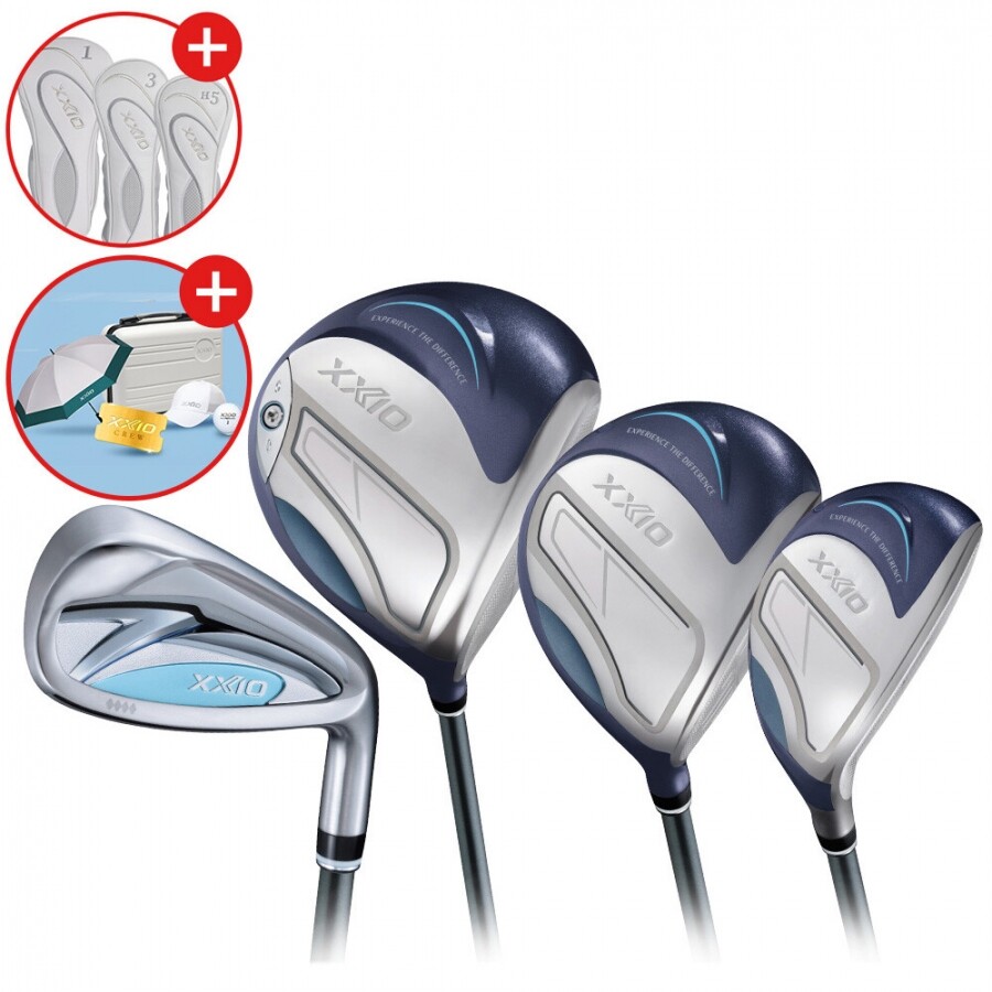 [던롭스포츠 코리아] 젝시오14 여성용 블루 풀세트 (D+W+U+IR) GF