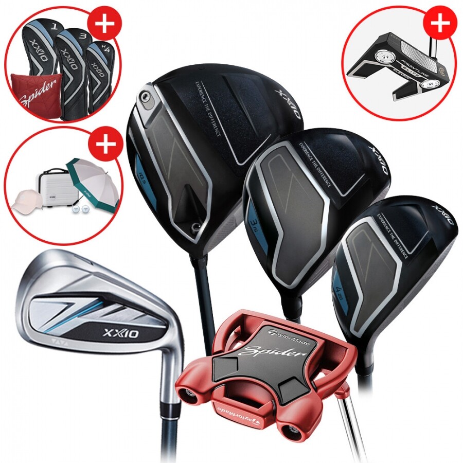 [클리브랜드 퍼터증정][던롭스포츠코리아] 젝시오14 남성용 풀세트 (D+W+U+IR+PT) GF