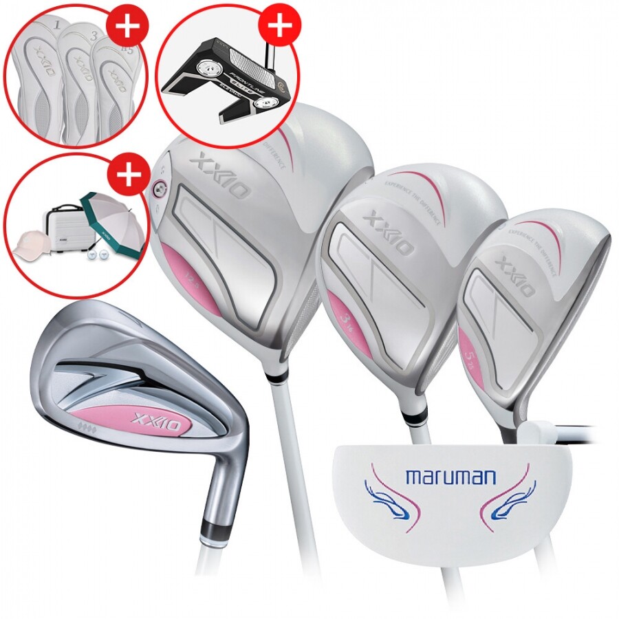 [클리브랜드 퍼터증정][던롭스포츠코리아] 젝시오14 여성용 풀세트 (D+W+U+IR+PT) GF