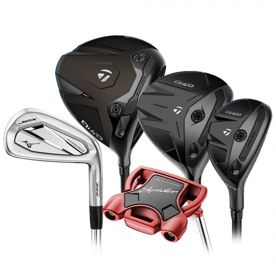 [테일러메이드코리아] QI4D 남성용 풀세트 조합풀세트 (D+W+U+JPX925 IR+PT) GF