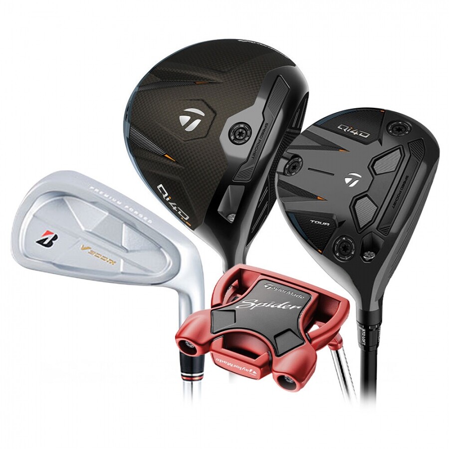 [테일러메이드코리아] QI4D LS 남성용 풀세트 조합풀세트 (D+W+V300 9 IR+PT) GF