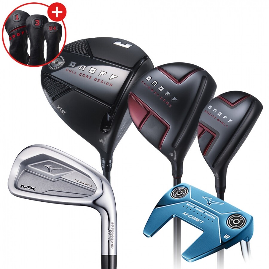 [미즈노상품권][한국미즈노정품] 2026년 신형 MX 포지드 남성 그라파이트 8I 조합 풀세트 (CBT PLUS D+CBT 522W+CBT 522UT+M.CARFT PT+MX 8I) GF