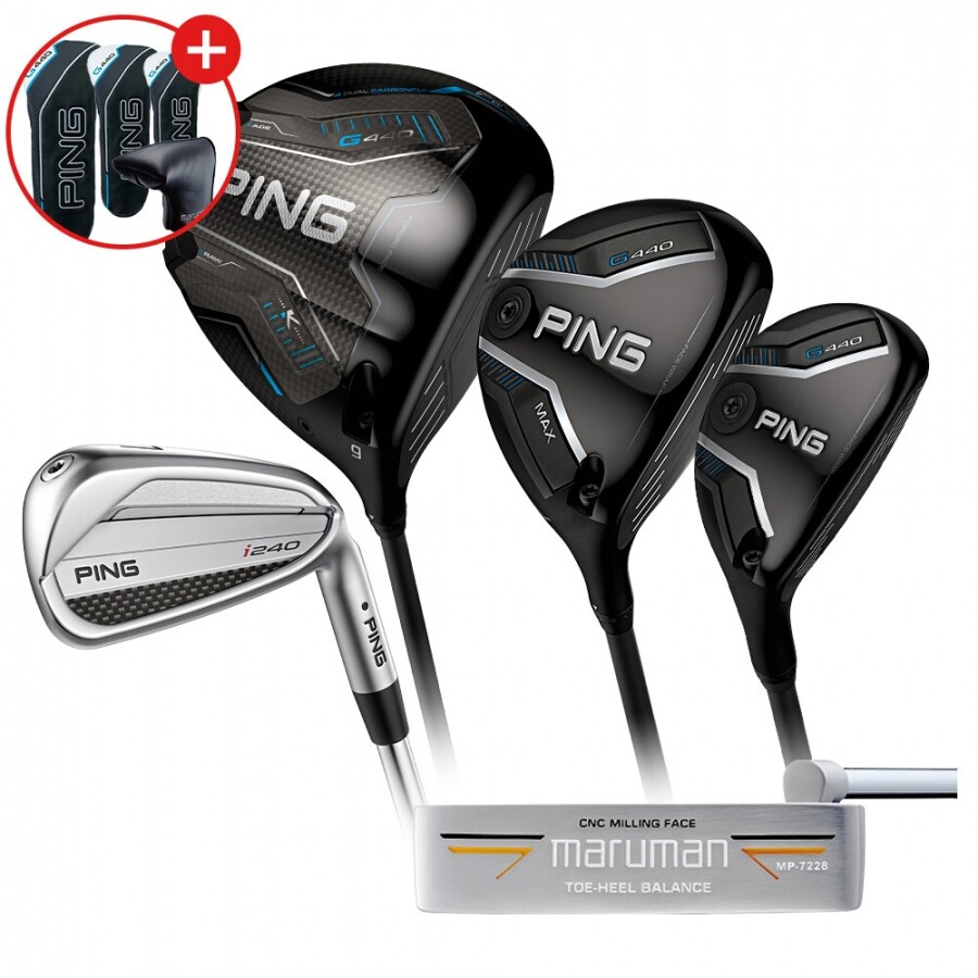 [삼양인터내셔날 정품] 핑 G440K&G440 남성용 조합풀세트 I240 스틸 S(퍼터증정) GF