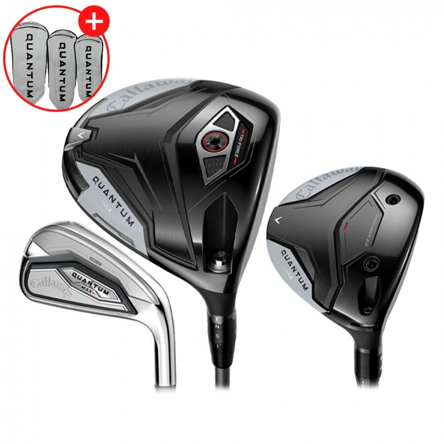 [한국캘러웨이정품] 캘러웨이 퀀텀 맥스(QUANTUM MAX) 남성용 조합풀세트 (D+W+I) GF