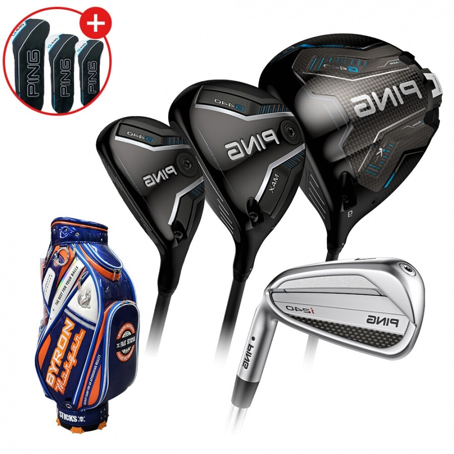 (좌타특주)[삼양인터내셔날 정품] 핑 G440K&G440 MAX 남성용 조합풀세트 I240 스틸 R(캐디백증정) GF