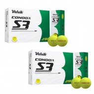 [볼빅정품] 로고볼 무료인쇄10-1 2026 콘도르(CONDOR) S3 옐로우 2개 세트 GF