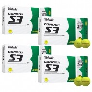 [볼빅정품] 로고볼 무료인쇄10-1 2026 콘도르(CONDOR) S3 옐로우 4개 세트 GF