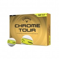 [한국캘러웨이정품] 26년 크롬 투어 360 옐로우 스트라이프 골프공 (12구 4피스) GF