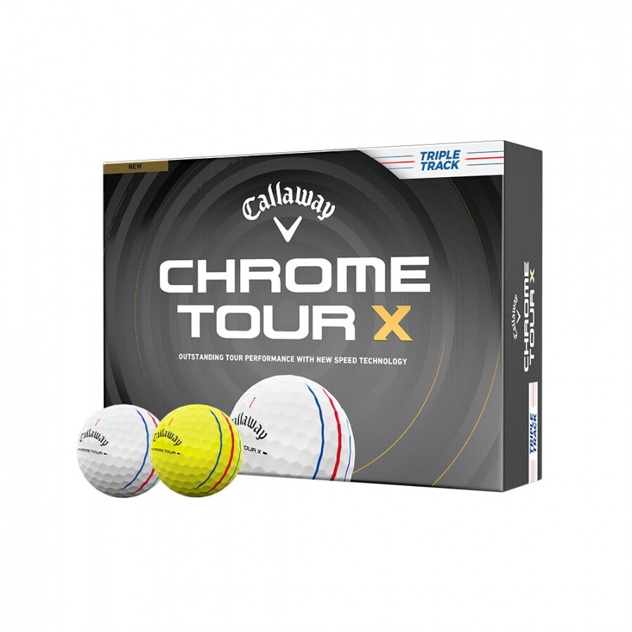 [한국캘러웨이정품] 26년 크롬 투어 X 트리플트랙 골프공 (12구 4피스) GF