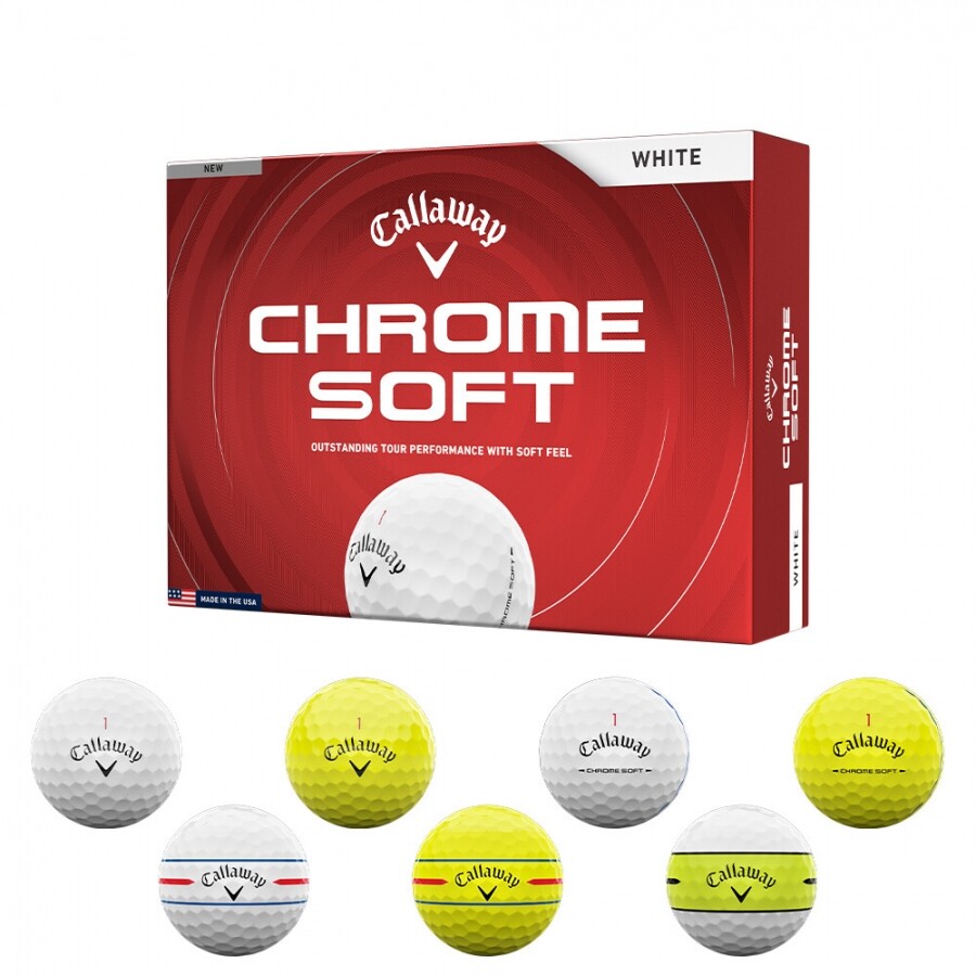 로고무료인쇄 캘러웨이 26 크롬소프트(CHROME SOFT) 골프공 3피스 GF