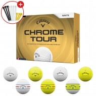 증정 로고무료인쇄 캘러웨이 26 크롬투어(CHROME TOUR) 골프공 3피스 GF