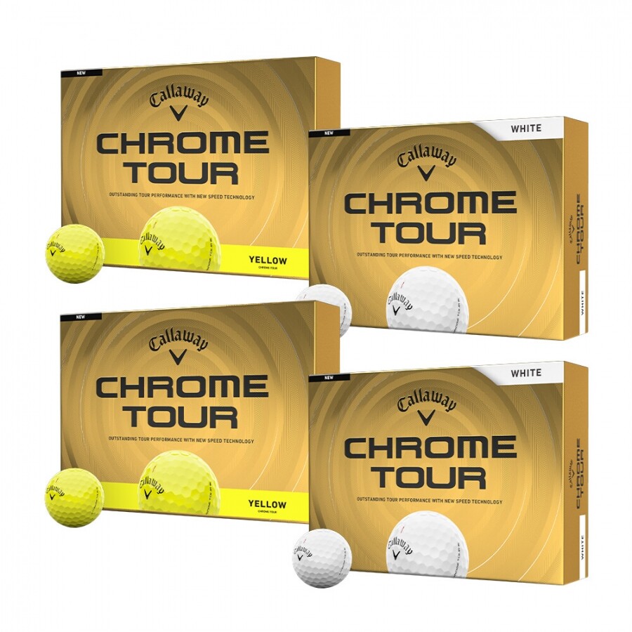 [한국캘러웨이정품] 26년 크롬 투어 골프공 (12구 4피스) 4개 세트 GF