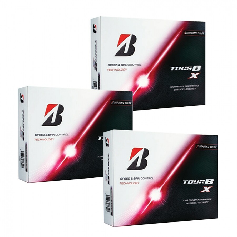 [석교상사 정품] 브릿지스톤 26년 TOUR B X 코퍼레이트 에디션(CORPORATE EDITION) 골프공 화이트 3개 세트 GF