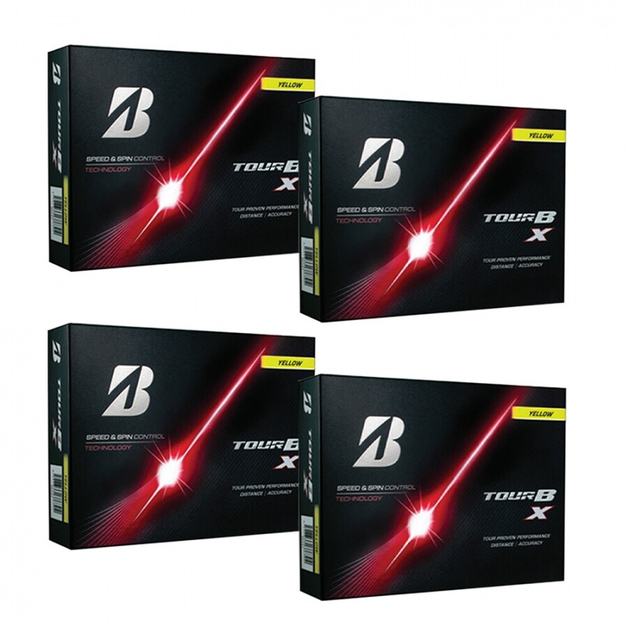 [석교상사 정품] 브릿지스톤 26년 투어비(TOUR B) X 골프공 옐로우 4개 세트 GF
