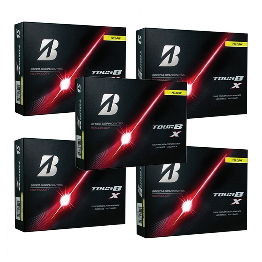 [석교상사 정품] 브릿지스톤 26년 투어비(TOUR B) X 골프공 옐로우 5개 세트 GF