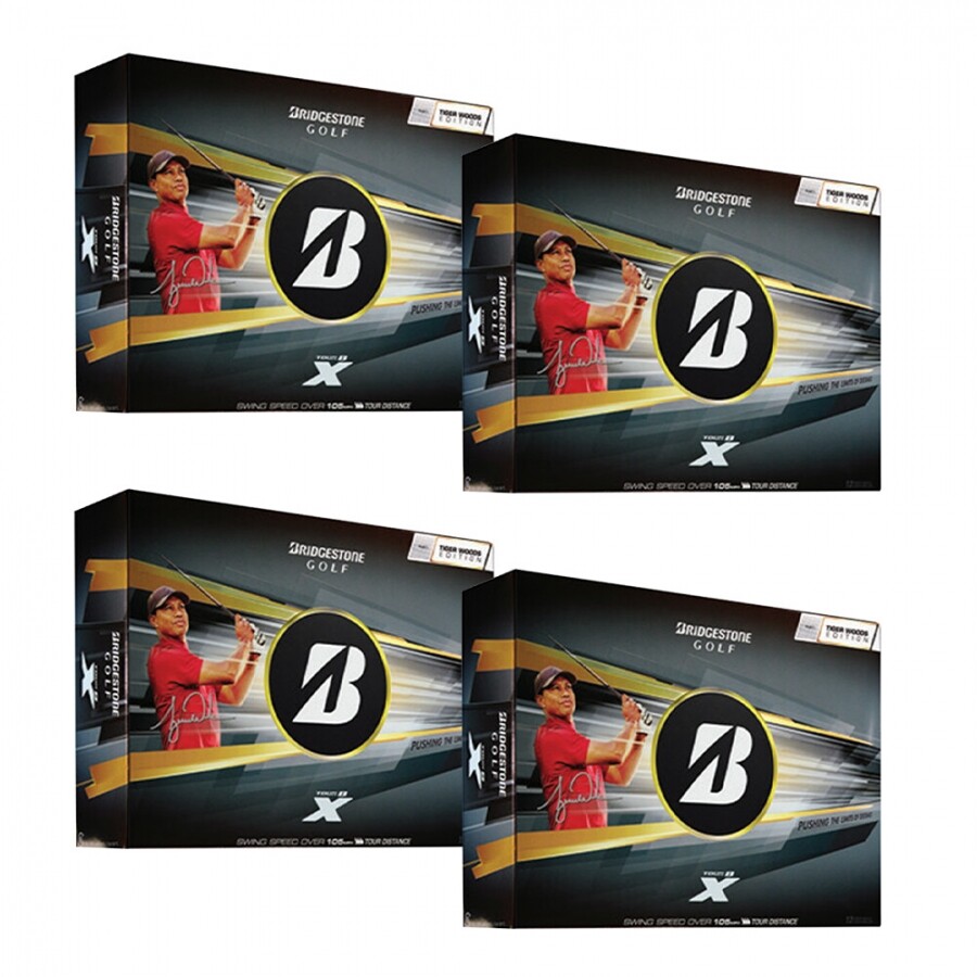 [석교상사 정품] 브릿지스톤 26년 TOUR B X 타이거 에디션(TIGER EDITION) 골프공 화이트  4개 세트 GF