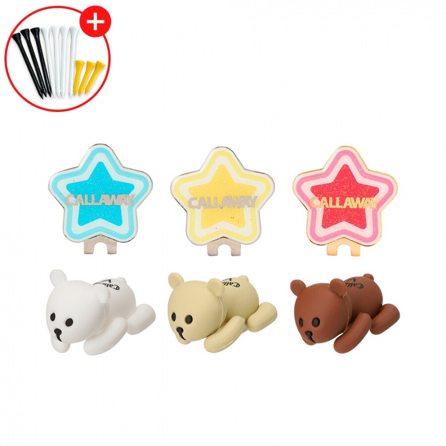 증정 한국캘러웨이골프 26년 캘러웨이 베어 (BEAR) 볼마커 GF