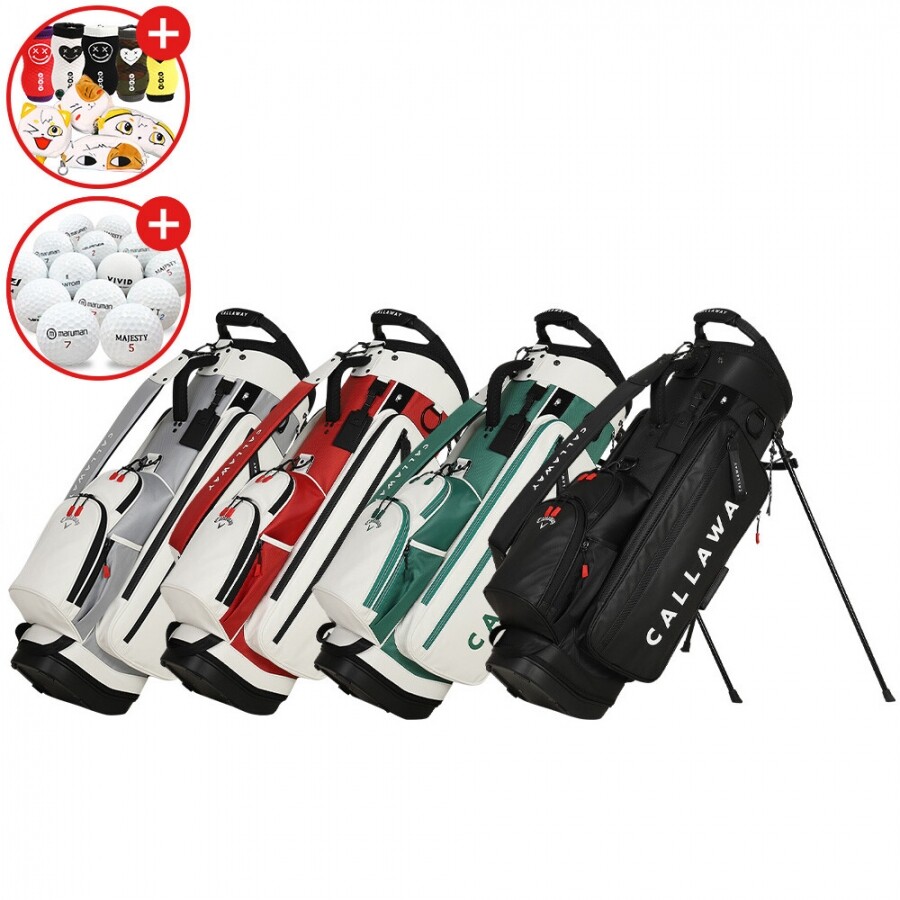 증정A 한국캘러웨이골프 26년 캘러웨이 레이서 (RACER) 남성용 스탠드백 GF