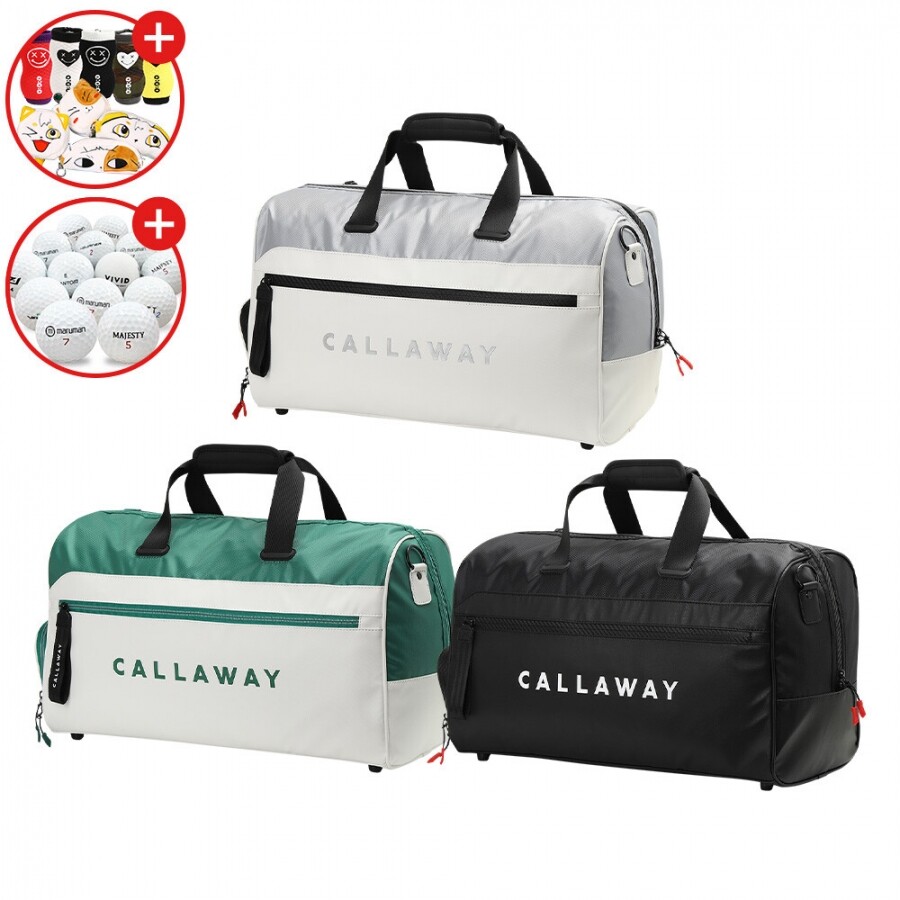 증정A 한국캘러웨이골프 26년 캘러웨이 레이서 (Racer) 남성용 보스턴백 GF