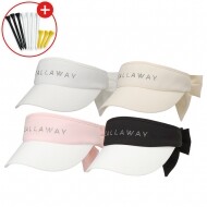 증정 한국캘러웨이골프 26년 캘러웨이 우먼스 크리스탈 (WMS CRYSTAL) 여성용 바이저 골프모자 GF