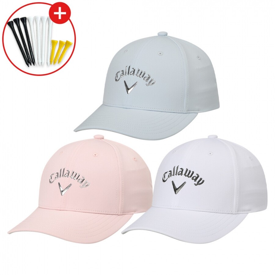 증정 한국캘러웨이골프 26년 캘러웨이 우먼스 리퀴드 메탈 (WMS LIQUID METAL) 골프모자 GF