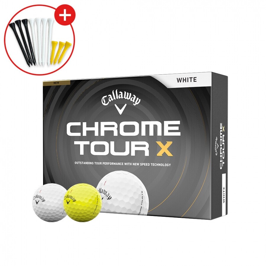 증정 [한국캘러웨이정품] 26년 크롬 투어 X 골프공 (12구 4피스) GF