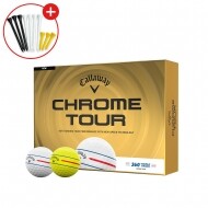 증정 [한국캘러웨이정품] 26년 크롬 투어 360 트리플트랙 골프공 (12구 4피스) GF